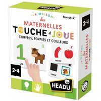 Headu Schrijf- en letterspel La Maison des Maternelles Touche et Joue Getallen, vormen en kleuren