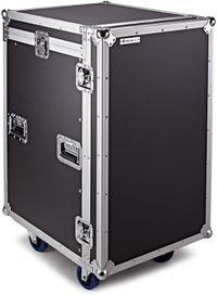 Trojan Pro Gear4music Trojan Pro 16U Heavy-Duty Wheeled Mixer Rack Flight Case