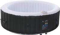 Arebos Hottub pour Intérieur et Extérieur - 6 Personnes - 130 Jets d'Air - 208 cm - 1000L - Jacuzzi Gonflable Massage