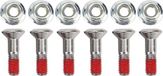 ZenithVibe Set de 6 boulons d'engrenage M8 en aluminium avec écrous