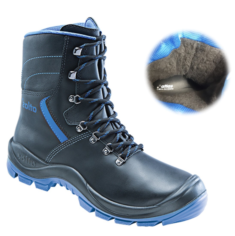 Atlas Werklaars Ergo-Med 846 XP S3 + KN gevoerd | Zwart | Maat 46