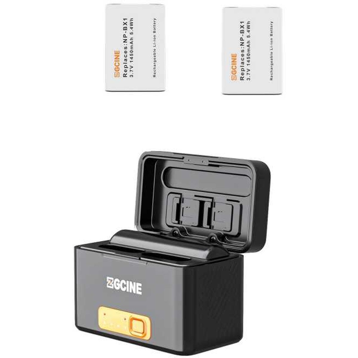 ZGCINE Sony BX1 Battery Charging Case + 2x BX1 Batteries