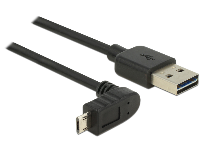 DeLOCK 83849 USB-kabel - 0,5 m - Zwart