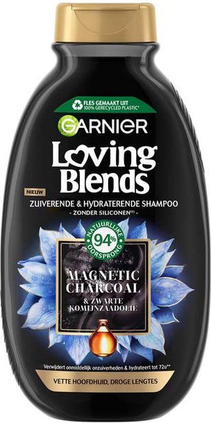 Garnier Loving Blends Magnetic Charcoal Shampoo - 300ml