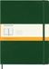 Moleskine Classic Ruled Paper Notebook, Hard Cover and Elastic Closure Journal, Color Myrtle Green, Size Extra Large 19 x 25 cm, 192 Pages
