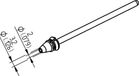 Ersa 0742ED2032H/SB Desoldeerpunt Conisch