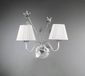 Onli Rose Applique E14 wit/zilver, 50 x 25 cm x 40 cm