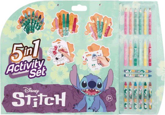 Stitch Disney Stitch - 5 in 1 Kleur- en Activiteitenboek