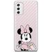ERT GROUP mobiel telefoonhoesje voor Samsung M52 5G origineel en officieel erkend Disney patroon Minnie 017 optimaal aangepast aan de vorm van de mobiele telefoon, gedeeltelijk bedrukt