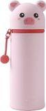 iTotal Pencil Case Silicone "PIGGY" Roze