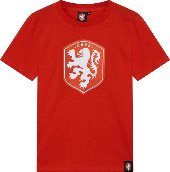 KNVB State of Football B.V. Nederlands Elftal T-Shirt Kinderen - Maat 152 - KNVB Fankleding - T-Shirt - Unisex - Katoen - Oranje
