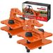 Nilight 2 STKS Tractor Emmer Grijp Haak 3/8 ''Heavy Duty Drop Gesmeed Staal Bout Op Grijp Haak Verzinkt Gegoten Trekhaak Max 15000LB Oranje, 2 Jaar Garantie