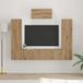 Prolenta Maison Exclusive - Meuble TV exclusif - Ensemble de 7 pièces en bois stratifié imitation chêne massif