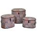 Vacchetti 3813610000 Opbergdoos, kunstleer, meerkleurig, medium, 3 stuks