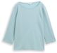 Tom Tailor - Chemise à manches longues avec structure ottoman - Taille S - blanc mousse