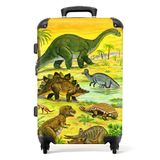 NoBoringSuitcases.com® Dinosaurus kinderkoffer jongen
