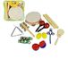 A-Star 14-delige instrument de musique portable set de percussions avec sac de rangement, incluant tambourin et clochettes, groupe mini amusant pour débutants