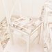 PETTI Artigiani Italiani - Set van 6 zitkussens voor keukenstoel 4 punten, stoelkussen van katoen met veters 40 x 40 cm - set van 6 Lidia Beige 100% Made in Italy