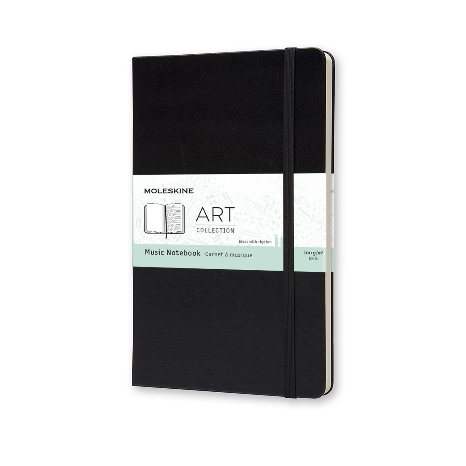 Moleskine Art Music Notebook - Hardcover - Black
