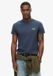 Superdry Organic Cotton Essential Logo T-shirt Heren M Lauren Navy/Fluro Lime