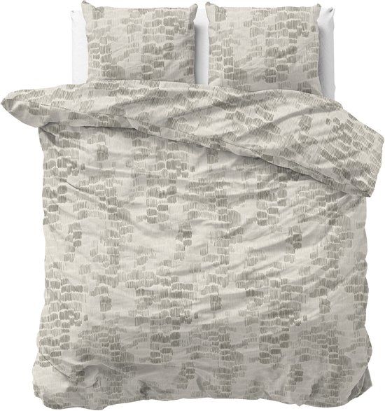 Sleeptime Dekbedovertrek Drift – 100% Katoen – Groen – 200x220 cm