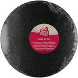 FunCakes Cake Drum Rond - Zwart - Ø25 cm
