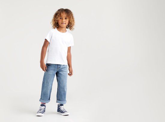 Levi's Kids Loose Taper Fit Jeans Blauw 8 Jaar