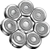 Merkloos Philips Scheerapparaat kaal - 8D scheerkop - Reservekop voor heren - Waterdicht - Wit