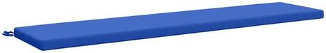 vidaXL - Coussin de banc - SOEST - 100% Polyester - Bleu royal