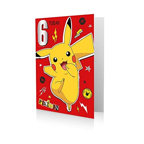 Danilo Promotions Pokemon verjaardagskaart, 6 Vandaag