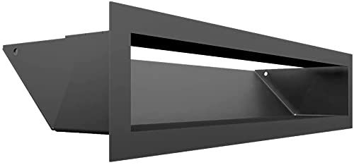 Kratki AIR ventilatierooster - 9 x 40 cm - Grafiet