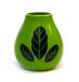 Mate Green Yerba mate-thee keramische kalebasse Hoja Green beker versierd met Yerba Mate-bladeren 350 ml mok