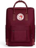 Merkloos / Sans marque KALIDI Dagrugzak, voor vol en kinderen, met laptops voor laptops van 15 inch, Wijnrood