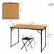 AKTIVE Tafel Aktive Bamboe 120 x 70 x 60 cm