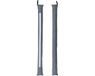 Cogex Tochtstopper - 2x - grijs - stof - 80 x 8 cm