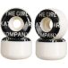 Girl Sans 99A Roues de skateboard 4-pack (52mm - Blanc/Noir)