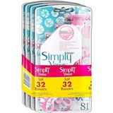 Gillette Simply Venus 3 wegwerp-scheerapparaat voor dames, vochtinbrengende band, 16 stuks (2 x 8 stuks) voor een grondige scheerbeurt