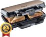 Bestron Tosti apparaat - ASM90XLSAT - 900W - Voor 2 tosti's - Anti aanbaklaag - Wit/Grijs - 5 jaar garantie
