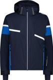 CMP Gevoerde ski-jas met rits en capuchon voor heren - zwartblauw - 3XL