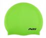 RAS Casquette de natation vert fluorescent - 100% silicone
