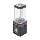 CORSAIR iCUE LINK XD6 RGB ELITE LCD Pomp/Reservoir – FlowDrive Max Pomp, 480x480 IPS LCD-Scherm, Ingebouwde Temperatuursensor, 22 Adresseerbare RGB LED's, 440 ml Nylon Reservoir – Stealth Grijs