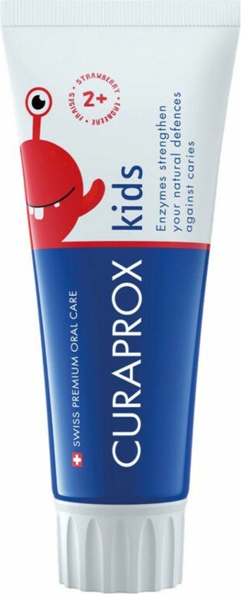 Curaprox Kids Tandpasta Aardbei 60ml - 2+ jaar