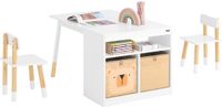 SoBuy KMB113-W Kinderbureau - 60 x 90 x 53 cm - Wit