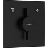 Hansgrohe Duoturn inbouwkraan 2 functies mat zwart 75417670