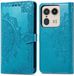 imoshion Hoesje - Geschikt voor Motorola Edge 50 Ultra - Mandala Bookcase - Turquoise