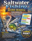 Saltwater Fishing Word Search for Adults