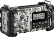Sangean MMR-99 Noodradio DAB+, FM AUX, USB, Bluetooth Zaklamp, Oplaadbaar, Acculaadfunctie, Zonnepaneel Arctic Camo