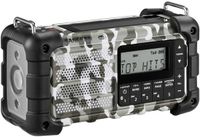 Sangean MMR-99 Noodradio DAB+, FM AUX, USB, Bluetooth Zaklamp, Oplaadbaar, Acculaadfunctie, Zonnepaneel Arctic Camo