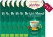 Yogi Tea Bright Mood - Biologische Kruidenthee met Citroenmelisse, Hibiscus en Kaneel voor een Opgewekte Stemming - Tray van 6 Stuks