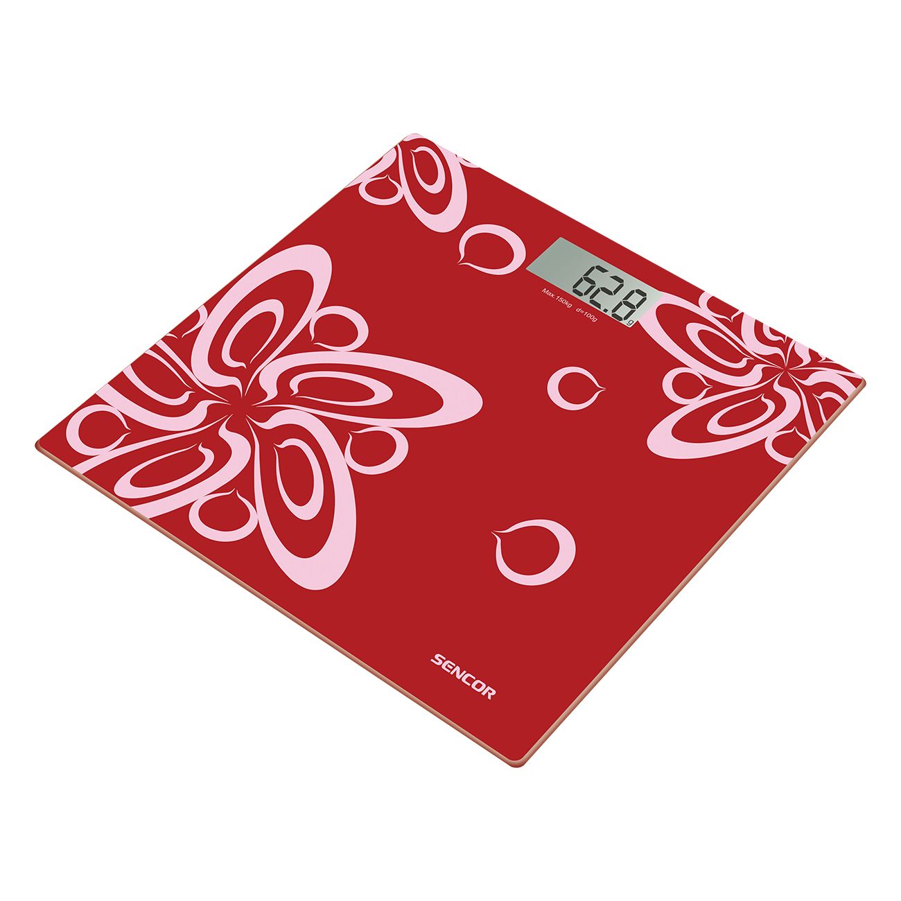 SENCOR SBS 2507RD Personenweegschaal Rood